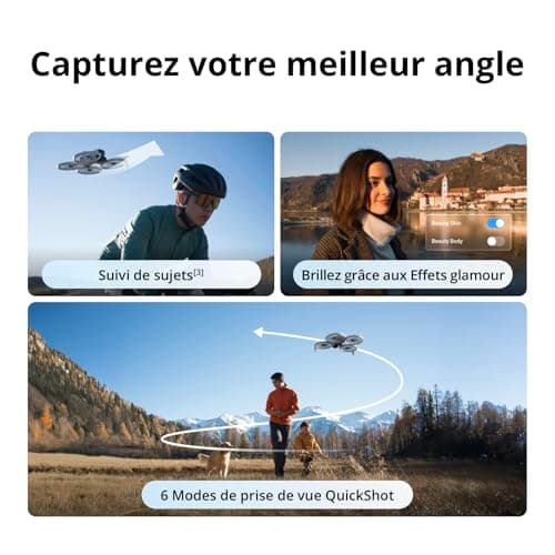 DJI Flip (RC 2 radio control with screen), 4K UHD Follow Me Camera Drone for adults, <249g, 3-axis nacelle, 13km video transmission, Palmar takeoff, 31 min flight time - Image 5