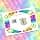Finest Folia Design Cover R140, Self-Adhesive Vinyl Protective Film, Anti-Scratch, Compatible with PS5, for Game Console Controller Housing (Controller Game No.22, Multicolor Triangles) - Image 5