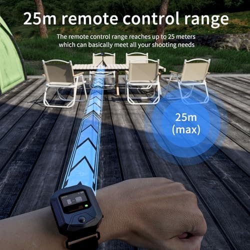LICHIFIT Bluetooth Remote Control for GOPRO Hero 13/12/11/10/9 Series Sports Camera Wireless Remote Control Accessories Smart Bluetooth 5.0 - Image 3
