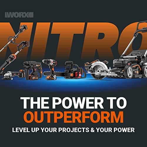 Pack WORX NITRO Cordless Brushless 20V WX381 2J 3 in 1 Drilling, Percussion, Chisel in All Materials, Anti-Vibration, Comes with 2 x 4Ah Batteries, Charger and Accessories - Image 3