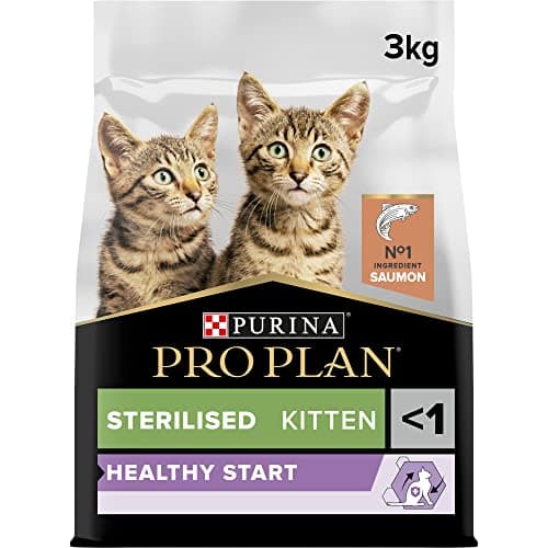 PURINA PRO PLAN | Healthy Start | Sterilised Kitten Kibble | Strengthens Kitten's Natural Defenses and Immune Response | Rich in Salmon | Bag | 3 kg - Image 3