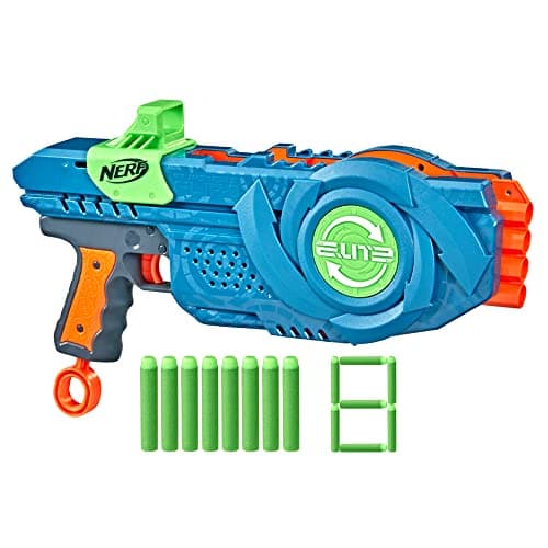 Nerf Elite 2.0, blaster Flipshots Flip-8 avec 2 fois 4 canons pivotants, capacité de 8 fléchettes, 8 fléchettes Nerf - Image 2