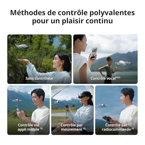 Bundle Motion Fly More DJI Neo, Mini Drone with 4K UHD Camera for Adults, 135g Single Flight Follower, Hand Takeoff, Subject Tracking, with RC Motion 3 and 3 Batteries - Image 7