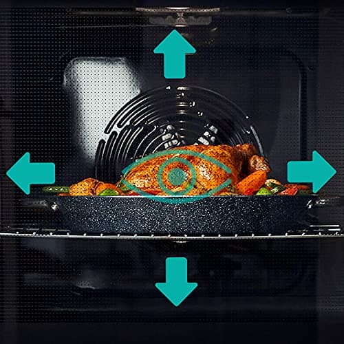 Hisense BI62216AX Multi-function vented oven, XXL cavity 77L, clean water cleaning, 13 cooking functions, pizza function 300°C, AirFry cooking, LED display, touch control, quick preheating - Image 8