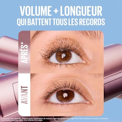 Maybelline New York - Mascara Pailleté Couleur Or - Volume & Longueur - Sky High - Teinte : Gold Glitz - 7,2 ml - Image 5