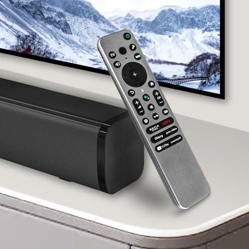 RMF-TX910U Télécommande vocale de rechange pour Sony BRAVIA XR/KD/XR Series X77L A95L X95L X93L A80L X90L A75L avec manuel de l'utilisateur (français non garanti) - Image 7