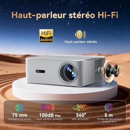 4K Video Projector 【1400 ANSI/Google TV】 Netflix/Disney+ Official, Auto Focus/Keystone Projector WiFi 6 Bluetooth 1080P Native, OSCAL PV800 Pro Video Projector 4K Home Cinema/Outdoor for Phone/PS5 - Image 7