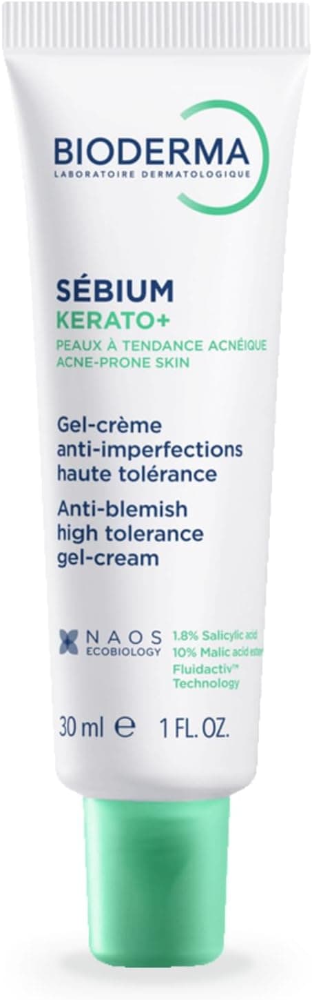 BIODERMA Sébium Kérato+ - Removes pimples and blackheads - Anti-blemish and anti-mark cream - Acne-prone skin - Dermatologist prescribed - 30ml tube