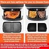 Air Fryer Mould, 3 Pcs Flat Air Fryer Accessory for Ninja Air Fryer 10.4L AF500EU, Reusable Silicone Air Fryer Mould for Ninja Air Fryer 10.4L (3 pcs) - Image 4