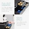Navaris Capsule Holder – Storage for 96 Pods Compatible with Nespresso – 34.3 x 32.5 x 12.7 cm – Compatible with Verismo CBTL K-Cups – 4 usable drawers - Image 4