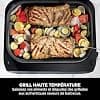 Ninja MAX 6-in-1 Indoor Grill & Deep Fryer Oil-Free 6 Modes Cooks Up to 6 Burgers, 3.8L Capacity, Low Smoke, Digital Meat Thermometer Included, Grey/Silver, DG551EU - Image 6