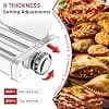 COFUN Acier Inoxydable Accessoires Machine à Pâtes pour KitchenAid, 3 en 1 Accessoire Laminoir pour KitchenAid Robot Pâtissier, Incl. Coupe-Spaghetti & Fettuccine, Rouleau Feuille à Pâtes, Guide pâtes - Image 6