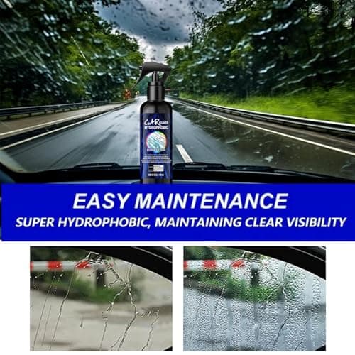 weiting Nettoyant Pour Film Gras Sur Vitres De Voiture | Spray 100ml Décapant Film Gras Pare-brise Voiture - Accessoires Détail Automobile pour Polish Pneus Pare-Brise Phares Rétroviseur Camping-Car - Image 8