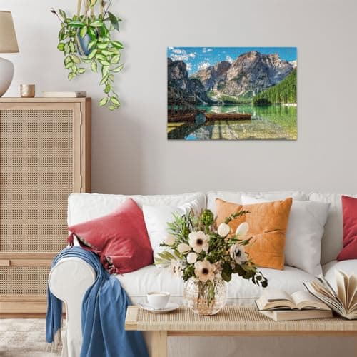 Ravensburger - Adult Jigsaw Puzzle - 1000 piece jigsaw puzzle - Bray Lake in the Dolomites, Italy - Adults and Children from 14 years old - High quality puzzle - Countries & Landscapes - 12000363 - Image 6