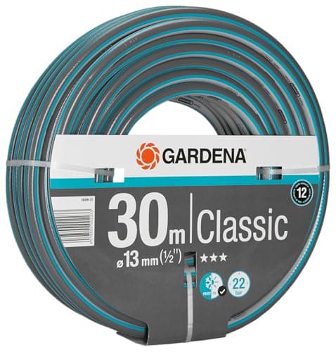 Gardena Classic hose 13 mm (1/2 inch), 30 m: universal garden hose made of robust cross fabric, 22 bar print, impressive and UV resistant (18009-20) - Image 5