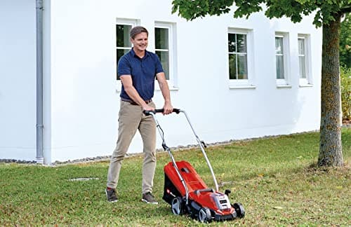 Einhell GE-CM 18/33 Li Cordless Lawnmower Power X-Change Kit (18V, Cutting Width 33cm, Recommended Area 200m²) with 4.0Ah Battery and Charger + GE-CT 18 Li Cordless Trimmer - Image 5