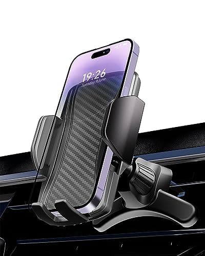 Hoppac Car Air Vent Phone Holder, Steel Holder, 360° Rotation, Release Button, Car Mobile Phone Holders for iPhone 4-7 Inch Smartphone - Image 2