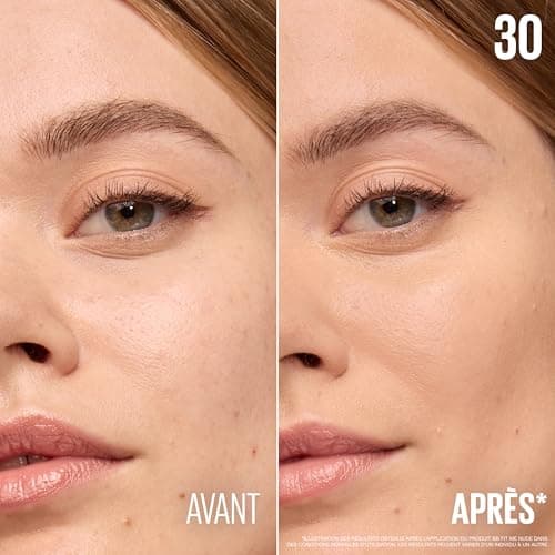 Maybelline New York - BB Nude Cream with SPF50 - Evens out, protects and moisturizes the skin for 24 hours - Natural and luminous effect - No greasy finish - Fit Me - Shade: Nude 30 - Image 5