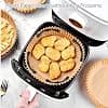 Silicone Magnet Air Fryer, 8 Pieces Magnetic Silicone Baking Paper for Hot Air Fryer Accessory, Baking Paper Kitchen Magnet Buckle for Ninja Cosori Phlips Panasonic - Image 7