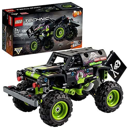 LEGO 42118 Technic Monster Jam Grave Digger, Off-Road Remote Control Car, Monster Truck Toy, Radio Controlled Buggy, Gift for Children from 7 Years Old - Image 2