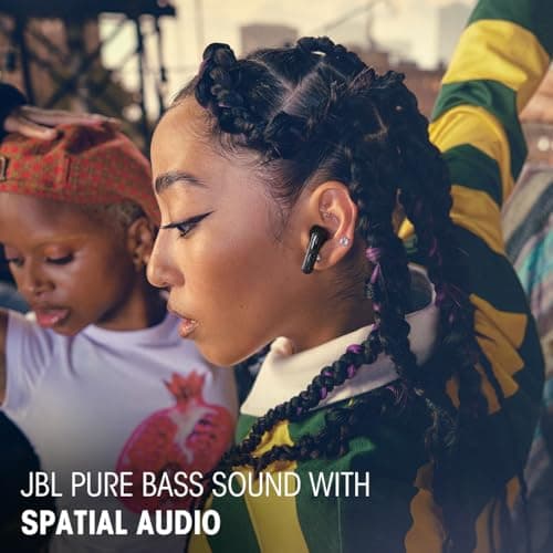 JBL Tune Flex 2, Écouteurs sans Fil Bluetooth, 48 h d'autonomie, résistance à l'eau et à la poussière IP54, résistance à l'eau et à la poussière IP54, Connexion multipoint, Noir - Image 5