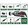 Visseuse compacte sans fil Bosch - IXO Kit (7e génération ; 3,6 V ; 2,0 Ah ; 5,5 Nm ; adaptateur de renvoi d'angle inclus ; câble micro-USB ; visse jusqu'à 190 vis; livré dans un carton) - Image 7