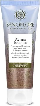 Sanoflore Aciana Botanica Certified Organic Face Cleanser Scrub - Cornflower Hydrolate & Exfoliating Nut Powder - 75 ml - Image 1