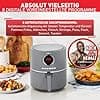Tefal EY111B Ultra Fry Air Fryer Air Fryer Hot Air Fryer for Frying, Roasting, Grilling, Baking, 1.2kg for 6 People, 8 Cooking Programs, Digital Display, Economy - Image 5