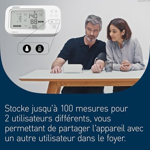 OMRON X7 Smart AFib Blood Pressure Monitor | Screening for Atrial Fibrillation with Every Blood Pressure Control | Clinically Validated, Including Pregnancy and Diabetes | Intelli Wrap Cuff 22-42cm - Image 7