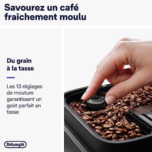 De'Longhi Magnifica Evo - Perfetto Automatic Coffee Machine with LatteCrema Automatic Milk Frother, 4 Saved Drinks, Soft Touch Controls, Dark Grey (ECAM292.52.GB) - Image 4
