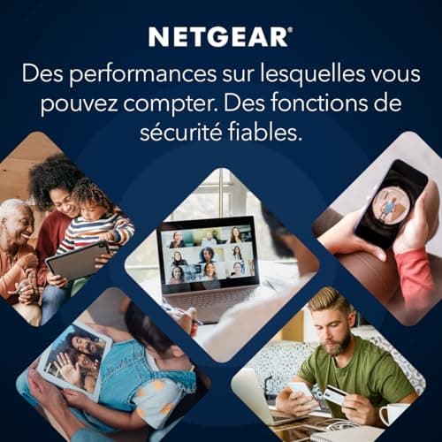 NETGEAR NETGEAR WiFi 6 Router (RAX9) - Security Features, AX1800 WiFi Speed (up to 1.8Gbps) - Covers up to 90m2 and 20 devices - Image 4