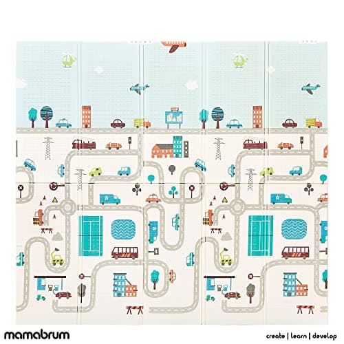 Mamabrum baby play mat 200 x 180 x 1 cm foldable foam mat waterproof portable child safe non-toxic thicker bigger - Image 5