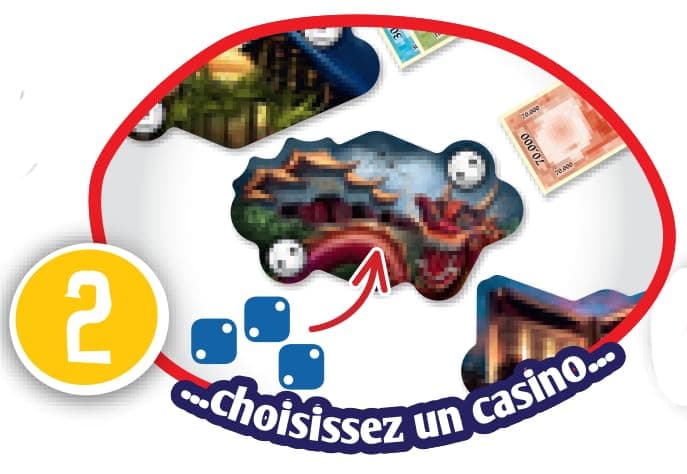 Ravensburger - Las Vegas Board Game - Strategic Casino Game - Family Game with Dice - From 2 to 5 Players - From 8 Years Old - 26745 - French Version - Image 5