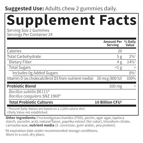 Garden of Life Dr. Formulated Probiotics 10 Billion, Orange Dream - 60 gummies - Image 8