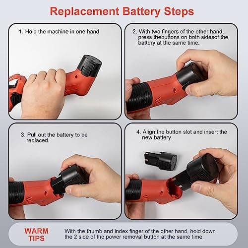 VLOXO Electric Fillet Knife, Professional Fish Knife with 4 Stainless Steel TiN Coated Blades and Safety Lock for Meat, Fish, Frozen and Kitchen - Image 6