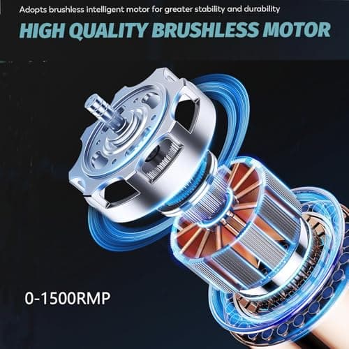 Cordless Planer Compatible with Makita 18V Battery, 3200 RPM, Planing Width 82 mm and Depth Adjustable from 0 to 2 mm, Electric Hand Planer for Woodworking and Furniture DIY - Image 3