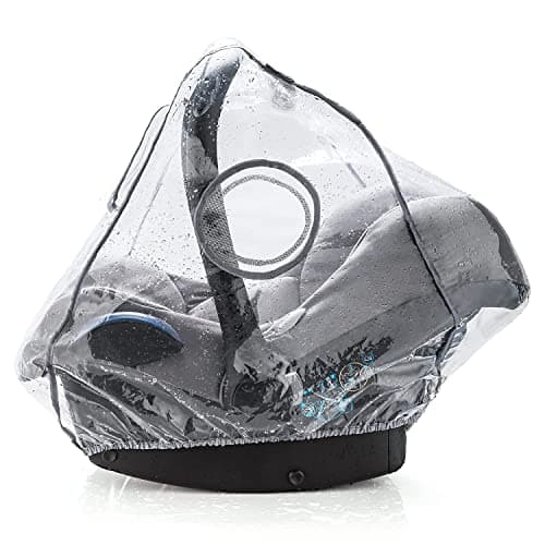 Cosy Universal Rain Cover, Compatible with Cybex, Maxi-Cosi, Baby Car Seat, Window, Mesh Vents, Transport Handle, PVC Free - Image 2