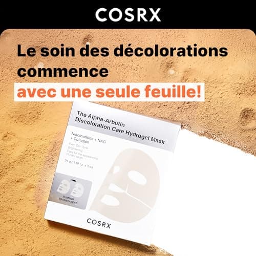 COSRX Alpha Arbutin Hydrogel Face Masks, Anti-Spot Treatment, 3 Units, Collagen Mask, Travel Size, Night Mask, Korean Skincare - Image 5