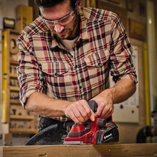 Einhell Electric planer TE-PL 920 (pass depth up to 3.5 mm, sole with 3 V-grooves, with parallel stop and TCT iron) - Image 3