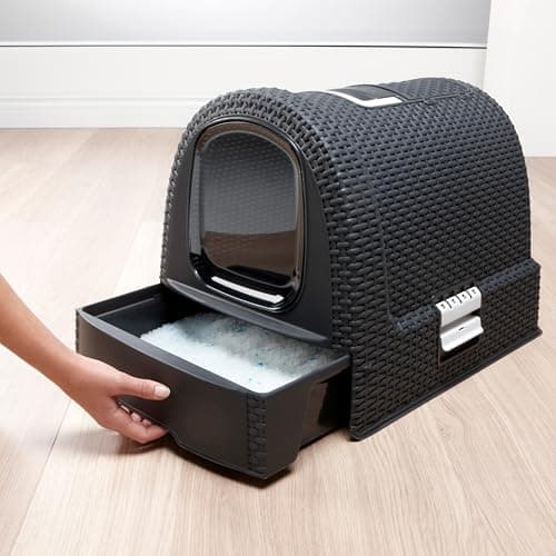 Curver 198846 Toilet House, Recycled Plastic, Anthracite - Image 6