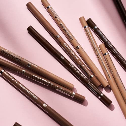 Essence Crayon microprécis pour sourcils, n° 02, marron, durable, définitif, naturel, végétalien, imperméable, sans particules de microplastique, sans parfum, lot de 5 (5 x 0,05 g) - Image 7
