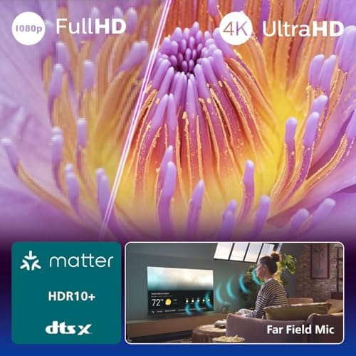 Philips 43PUS7200 4K LED Smart TV - 43 Inch Screen with Pixel Precise Ultra HD Platform, Titan OS and Dolby Atmos Sound - Alexa and Google Voice Assistant Compatible - Image 6