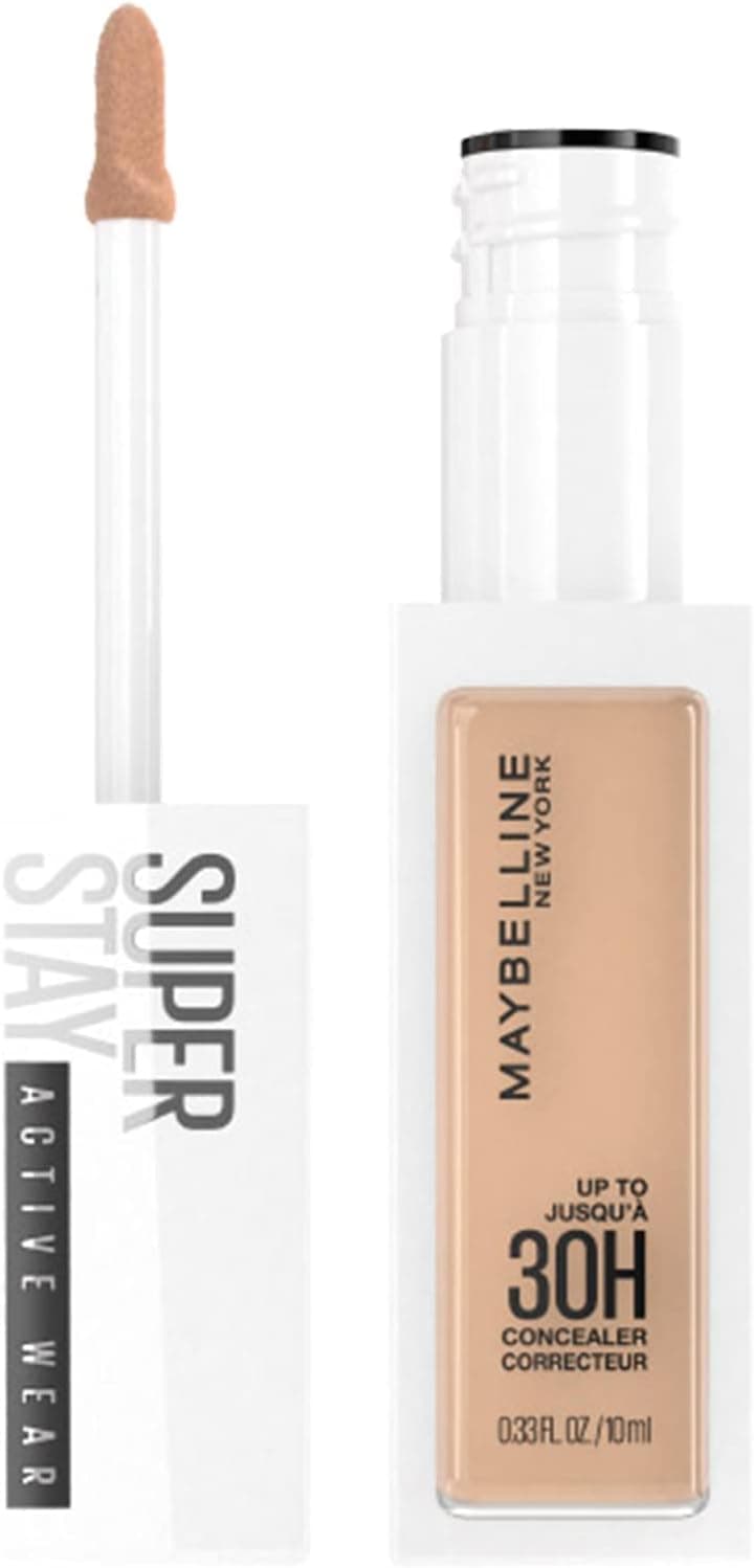 Maybelline New York Concealer Long-Lasting Up to 30H All Skin Types Superstay Active Wear Shade Medium (25) 10 ml