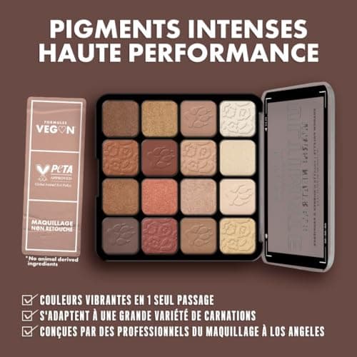 NYX Professional Makeup Palette de Fards à Paupières Ultimate Shadow, 16 couleurs, Finition Intense et Longue Durée, Formule Vegan Sans Ingrédients d'Origine Animale ou Dérivé, Warm Neutrals - Image 4