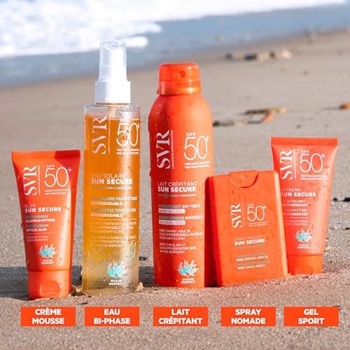 SVR - Sun Secure Crème SPF50+ - Moisturizing sun cream with invisible finish – Very high UVA, UVB, infrared & visible light protection – Normal to dry skin – Niacinamide, Vitamin E – 50 ml - Image 8