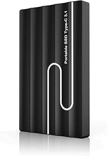 MAC Gorilla Carts 2To Disque Dur Externe, Ultra-Mince 2, 5", Stockage pour PC, Mac PC, TV, Ordinateur Portable, Bureau, Windows (Noir)
