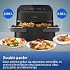 Philips Air Fryer 1000 Series Flexible Basket with Removable Divider - 7.1L, RapidAir Technology, 10 Cooking Modes, 90% Less Fat, Compact Design, HomeID Application (NA154/00) - Image 6
