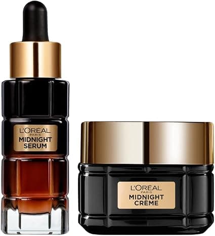 L'Oréal Paris – Age Perfect Renaissance Cellular Duo Set – 1 x Revitalizing Day Cream and 1 x Midnight Serum Anti-Wrinkle, Firmness, Radiance – With Antioxidant Complex – All Skin Types