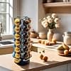 Rotating Coffee Capsule Holder for Nespresso Vertuo Vertuoline (35 Pcs), Rotating Coffee Capsule Holder (Black for 35 Pods) - Image 3