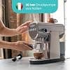 ProfiCook® 2 in 1 Espresso Machine | for Coffee Powder and Nespresso Compatible Capsules | Filter Holder | 20 Bar | Milk System for Latte Coffee | Cappuccino | Espresso Filter Holder | - Image 4